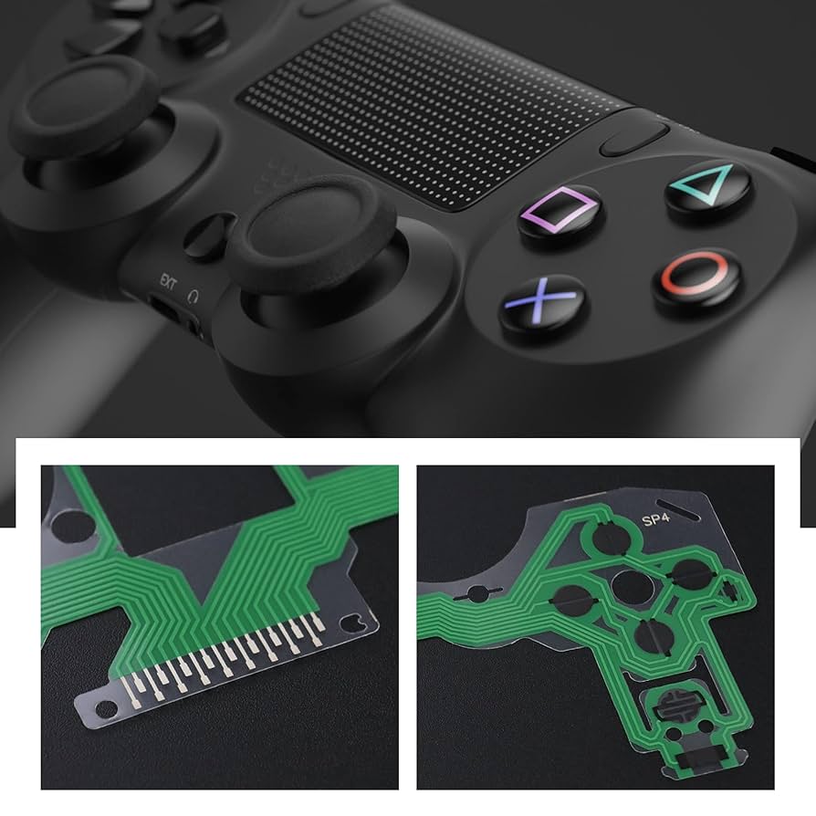 PS4バッド付 Amazon.com: eXtremeRate Classics SNES Style Replacement