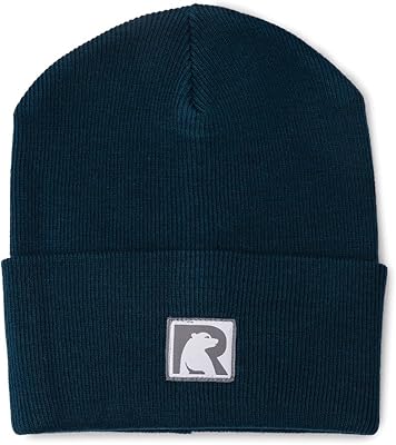 RTIC Beanie Hat for Men and Women, Wool Knit Beanies Winter Cap for Hiking, Camping, Skiing, Snowboarding, Fishing, Hunting, Outdoor, One Size Fits All, Navy