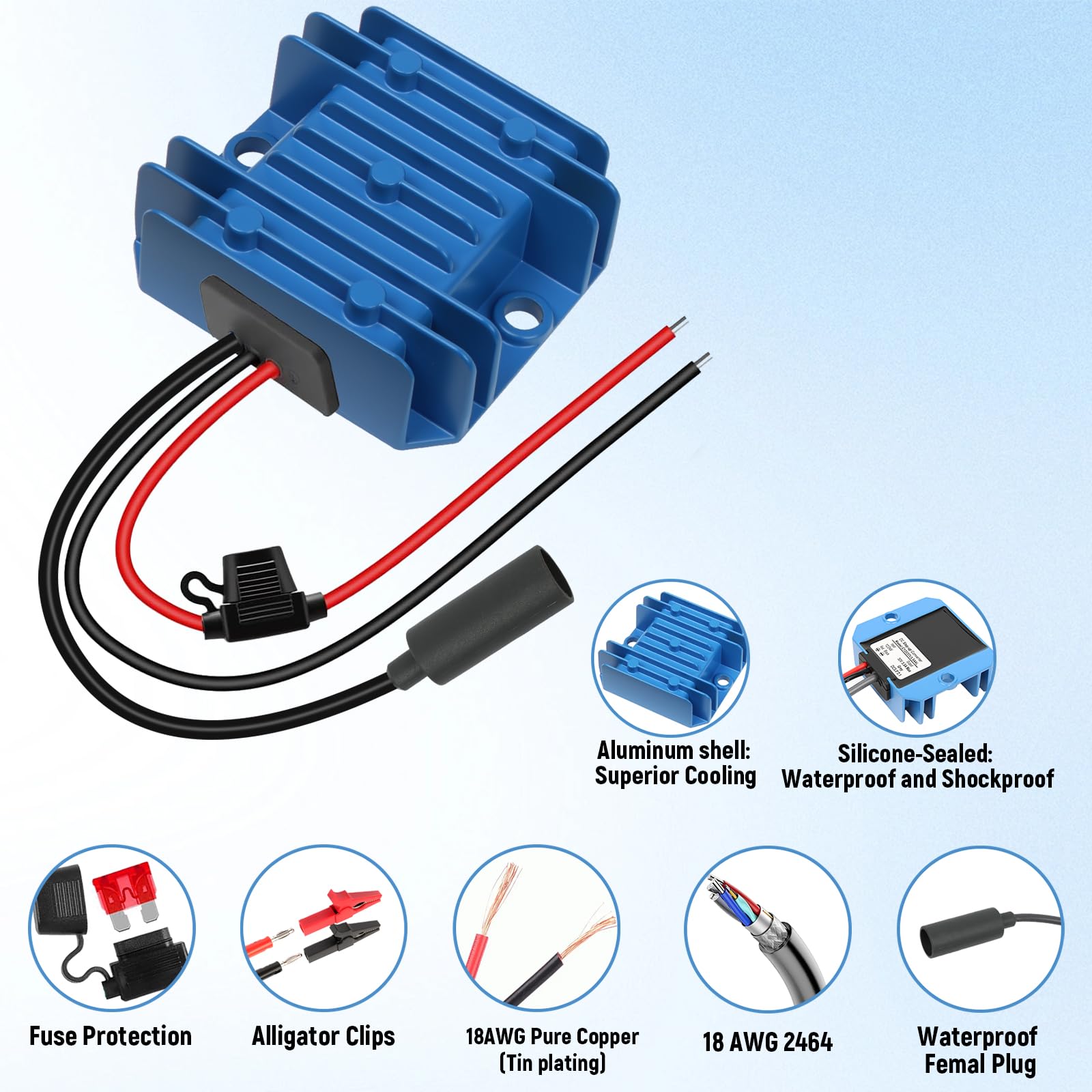 Starlink - Mini cavo di alimentazione adattatore da 12 V, da 12 V/24 V a 30 V, 3,5 A CC, convertitore Step Up per Starlink Mini alimentatore con spina femmina, compatibile con batteria/RV/Yacht