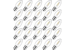 Sylvania Stay Lit 25 Pack, String C9 Christmas Lights, Dimmable Commercial Grade Holiday