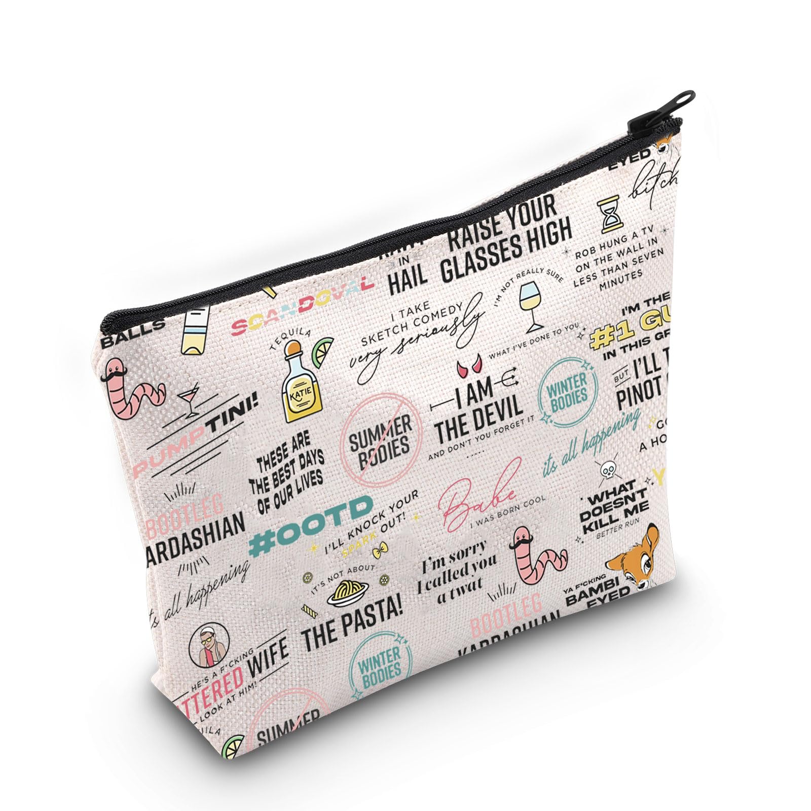 JNIAP VPR TV Show Inspire Cosmetic Bag Bravo TV Party Gift Novelty Gift for Reality Show Fans (VPR)