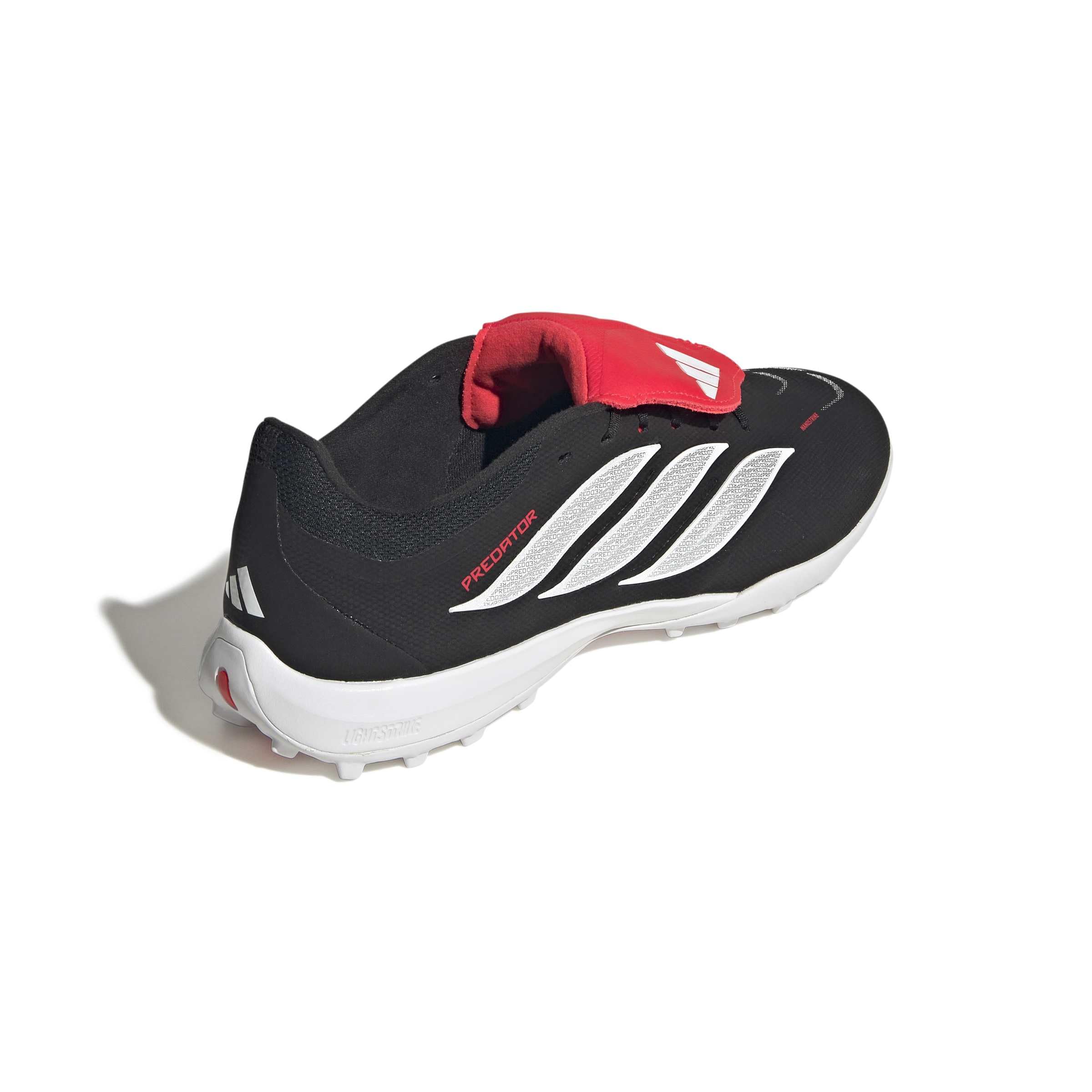 adidas Unisex Predator League Fold-Over Tongue Turf Football Shoes, Core Black/FTWR White/Lucid Red, 39 1/3 EU – Ansicht 6