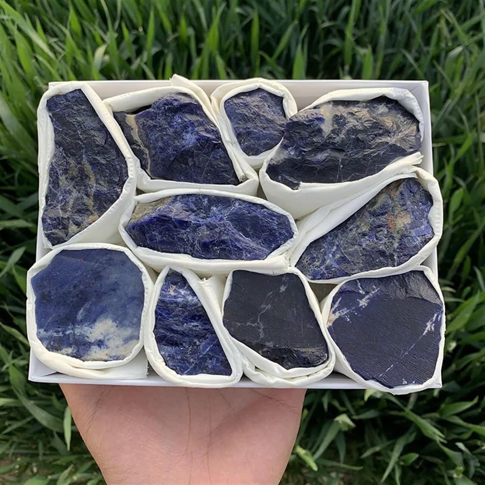 Decorative Ornaments Amethyst geode Gift Box Set Crystal Quartz Stone Wand Point Stone Rock geode (Color : 4)
