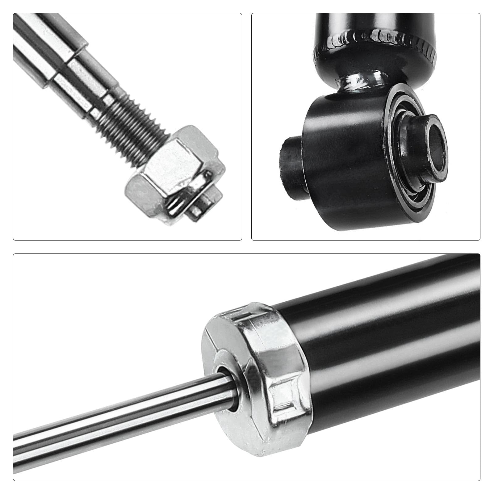 Frankberg 2x Ammortizzatori per sospensioni Ammortizzatori per telaio Posteriore sinistro destro 602mm Pressione del gas Compatibile con Exeo ST 3R5 A4 Avant 8ED A4 8EC Exeo 3R2 8E0513036B, 8E0513036R