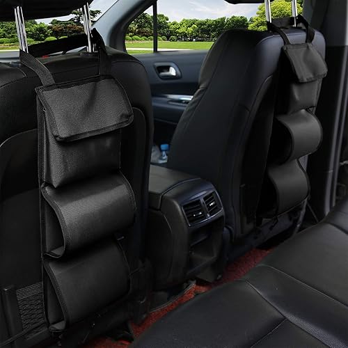 Miniatura 13 de mydays - Soporte organizador de pistolas para parte trasera de asiento frontal de vehículo; para rifles de caza / escopetas (color camuflaje)