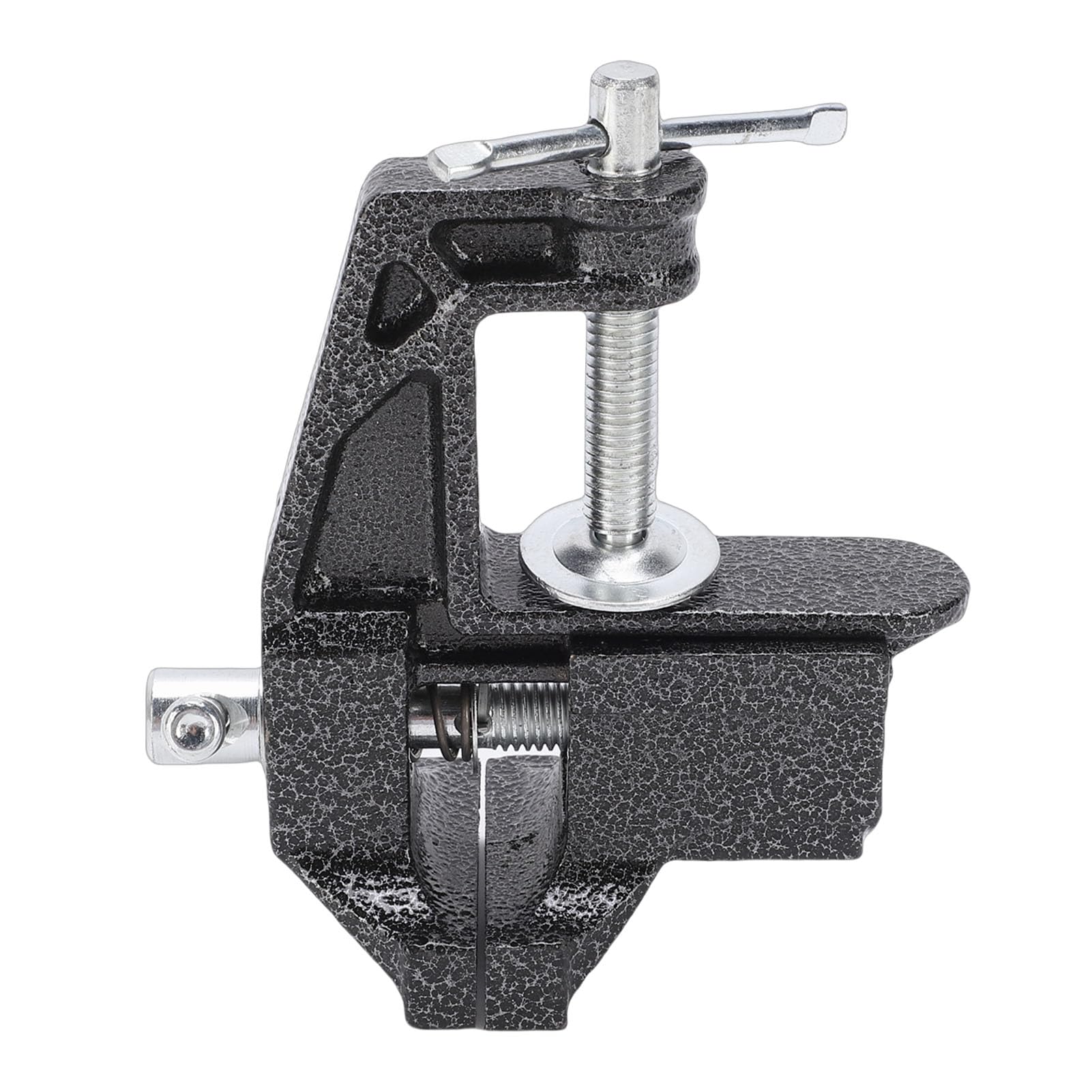 Morsetto da Banco Portatile con Ganasce in Gomma, Morsetto per Tavolo Mini Morsetto da Banco Piccolo per Attrezzi di Riparazione in Acciaio Fuso per Cambio Impugnature Maz