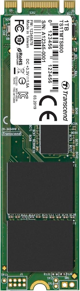 Transcend 64GB SATA III 6Gb/s MTS800 80 mm M.2 Solid State Drive thumbnail 5