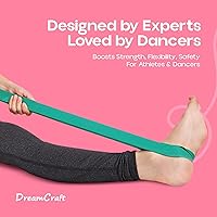 Vista 3 de SUPERIORBAND SuperiorStretch – Cinta de estiramiento para ballet y gimnasia, entrenamiento