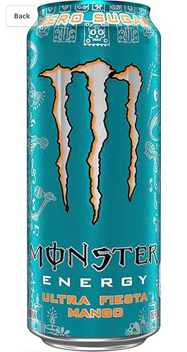 Miniatura 7 de Monster Energy Drink Zero Ultra Variety - Paradise, Sandía, Rosa, Fiesta 16 onzas (paquete de 16) y Stinger Pomegranate Passionfruit