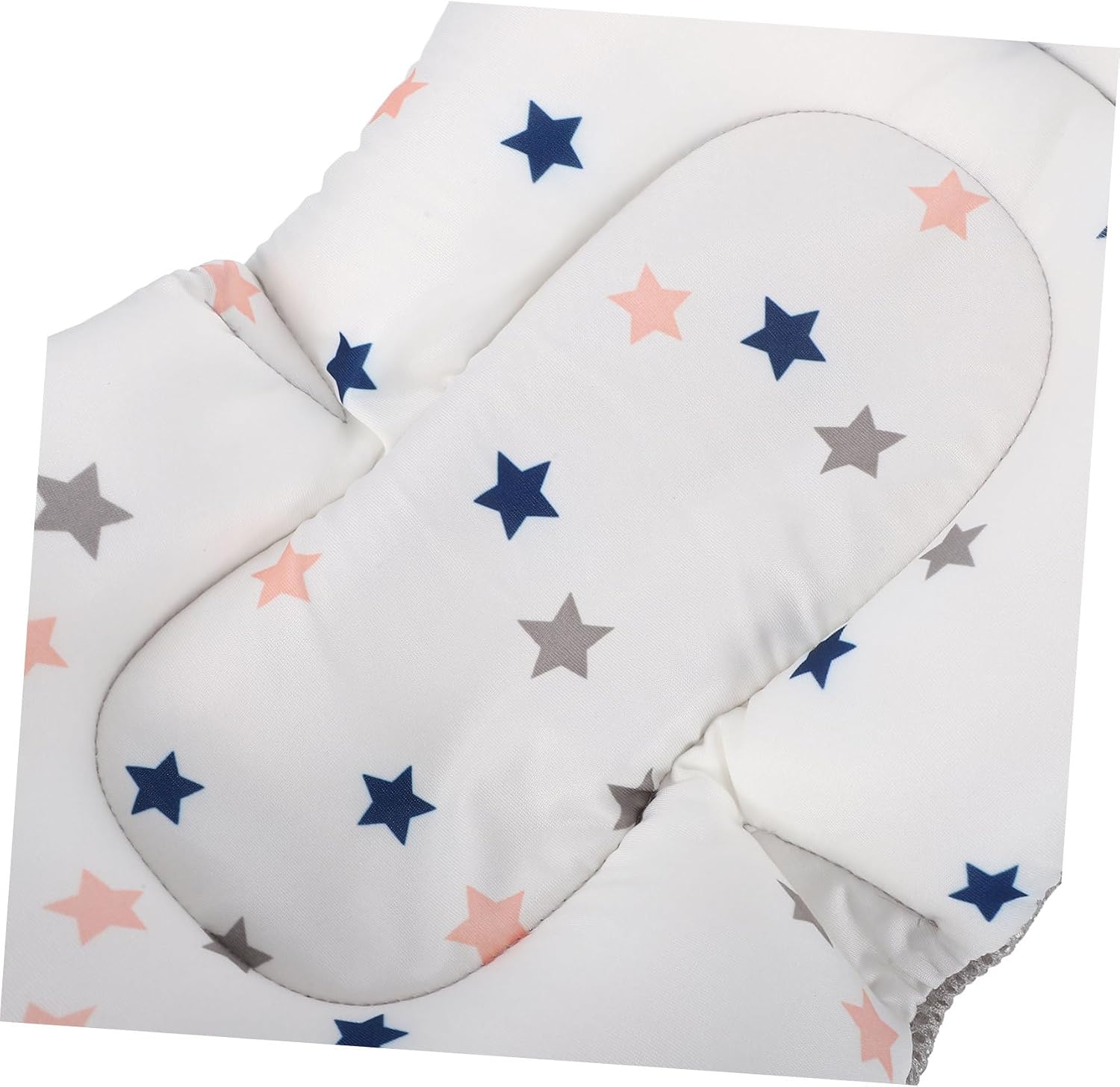 VICASKY Bath Seat Support Floating Pad with Breathable Mesh Non Slip Shower Cradle for Newborns Soft Sponge Cushion Mat with Star Pattern Quick Dry Bath Tub Net for Safety