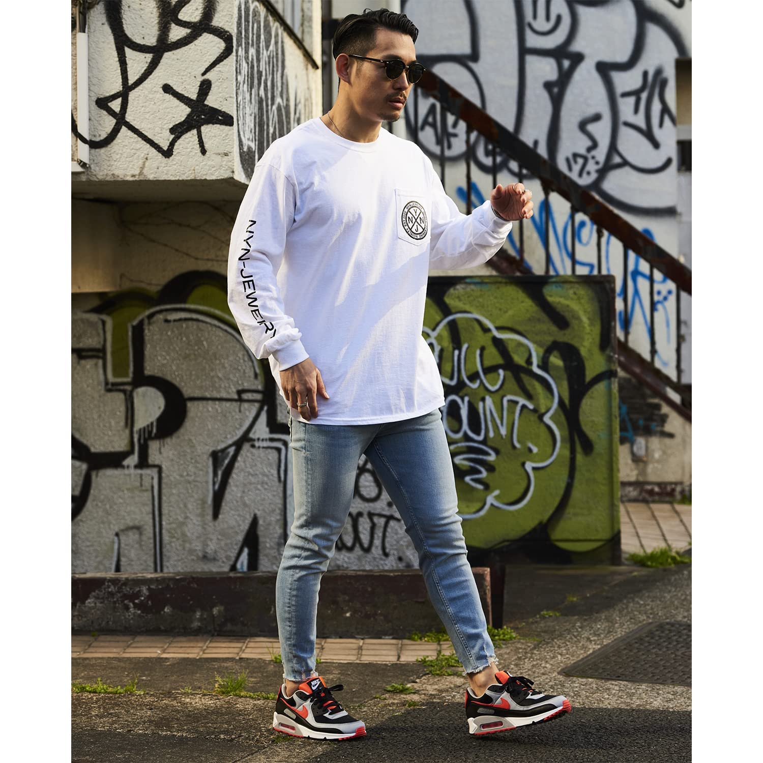 Amazon.co.jp: NYN-JEWELRY: L/S TEE