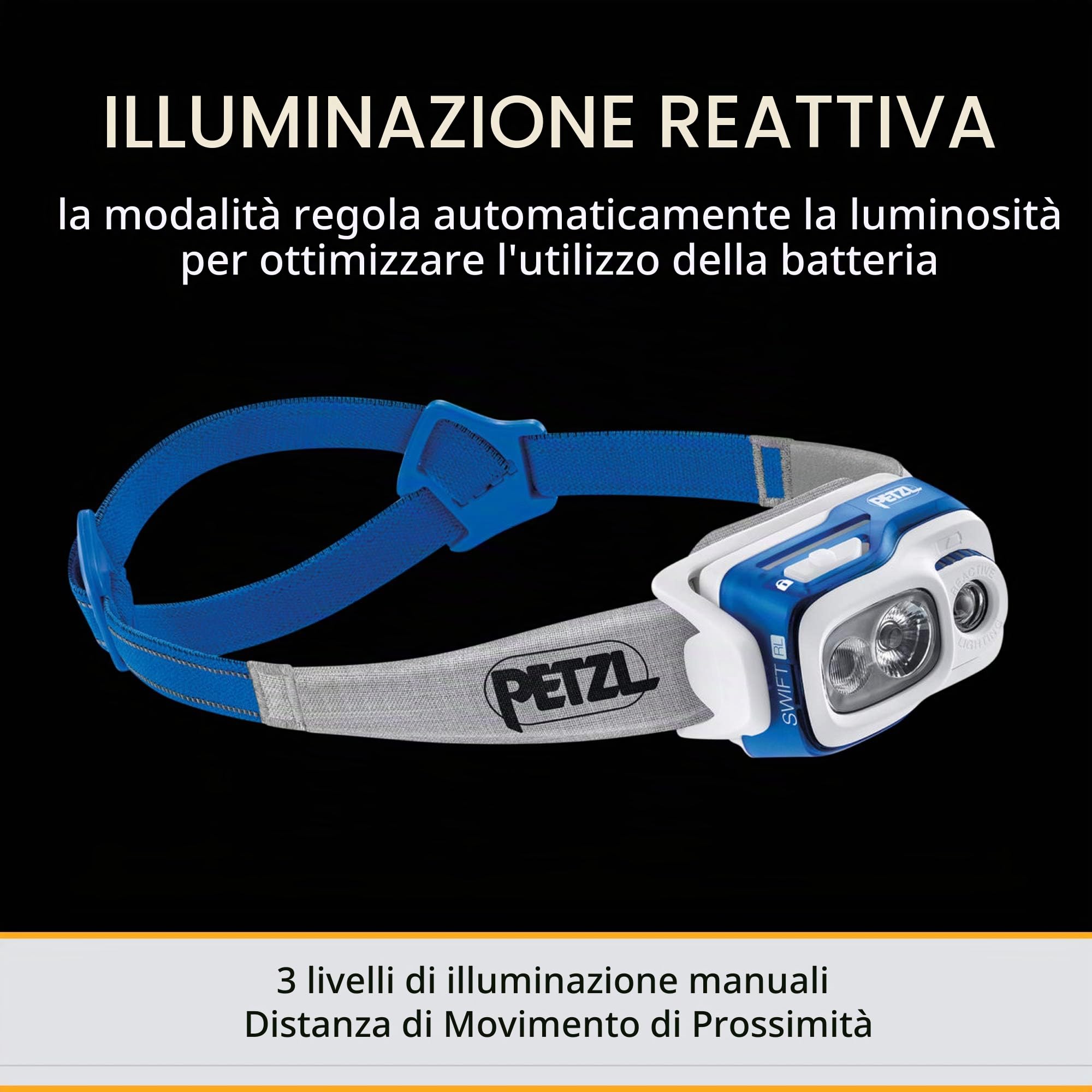 PETZL, Lampada SWIFT RL