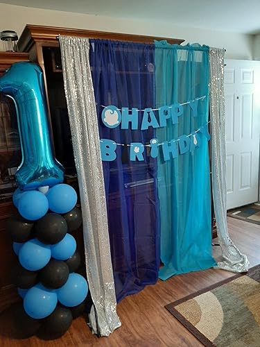 Miniatura 2 de Tellpet Globo azul número 1, 40 pulgadas