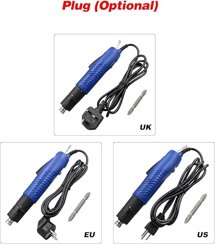 Miniatura 8 de AC 110V Destornillador eléctrico con cable de mano destornillador eléctrico ajustable Torque 14 en pulgada broca de tornillo herramienta de