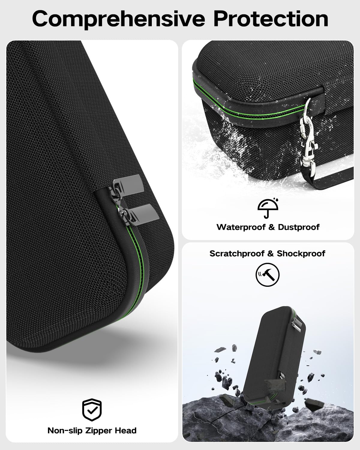 Superer Tasche Tragetasche Passend für Philips OneBlade Rasierer Reise-Etui für Herren Elektrischer Bartschneider, Trimmer und Ladegerät Reise Tragbare Schutzhülle Aufbewahrungsetui
