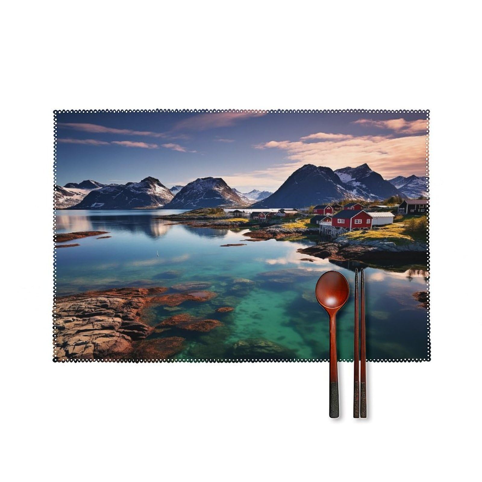 Fodpand Style Norway Islands Placemats Set Of 4 Place Mats Table Mats