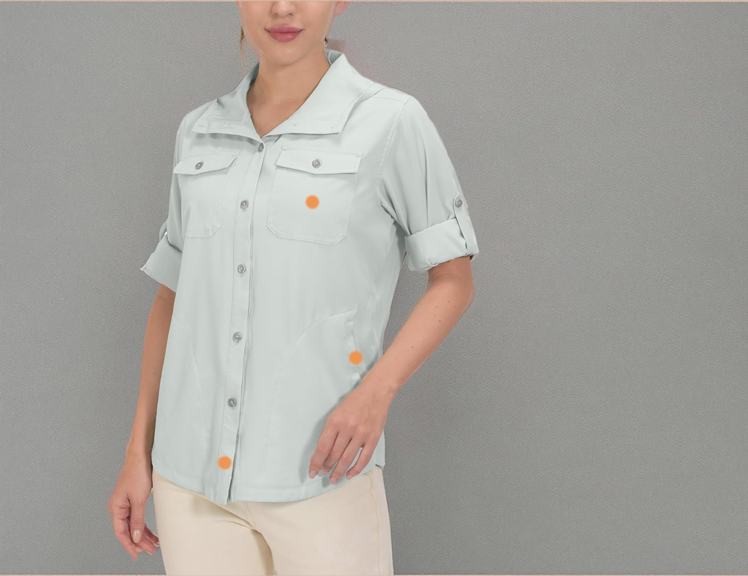 Little Donkey Andy Women's Hoodie Long Sleeve Shirt UPF 50+ Sun Protection Outdoor Quick Dry Fishing Hiking Shirts - Image 7