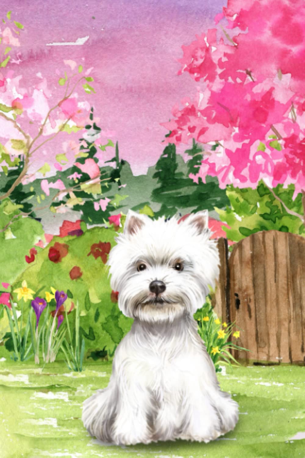 West Highland White Terrier Westie Journal: 6x9 | 120 Blank Lined Pages | Adorable Detailed Interior | Diary | Notebook | Composition Books (Dog Breed Watercolor Journals)