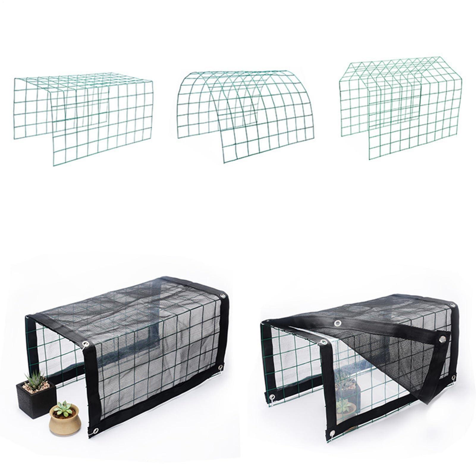 Protección de plantas para plantas exteriores, protección solar para balcón, red de protección impermeable para jardinería en casa, invernadero, flores, crecimiento saludable, cultivo de hortalizas