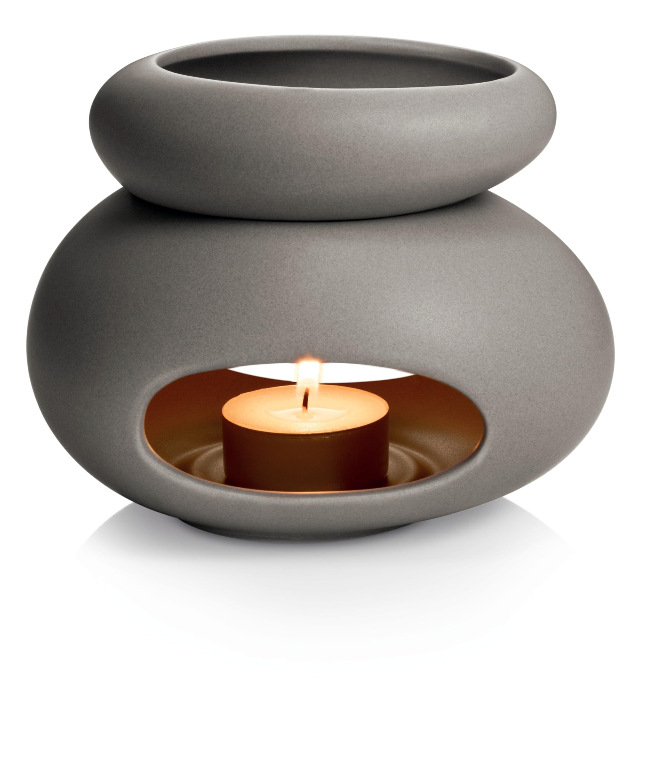 Tescoma 906832.43 Fancy Home Aroma Diffuser, Glazed Ceramic, Grey, 1 Piece