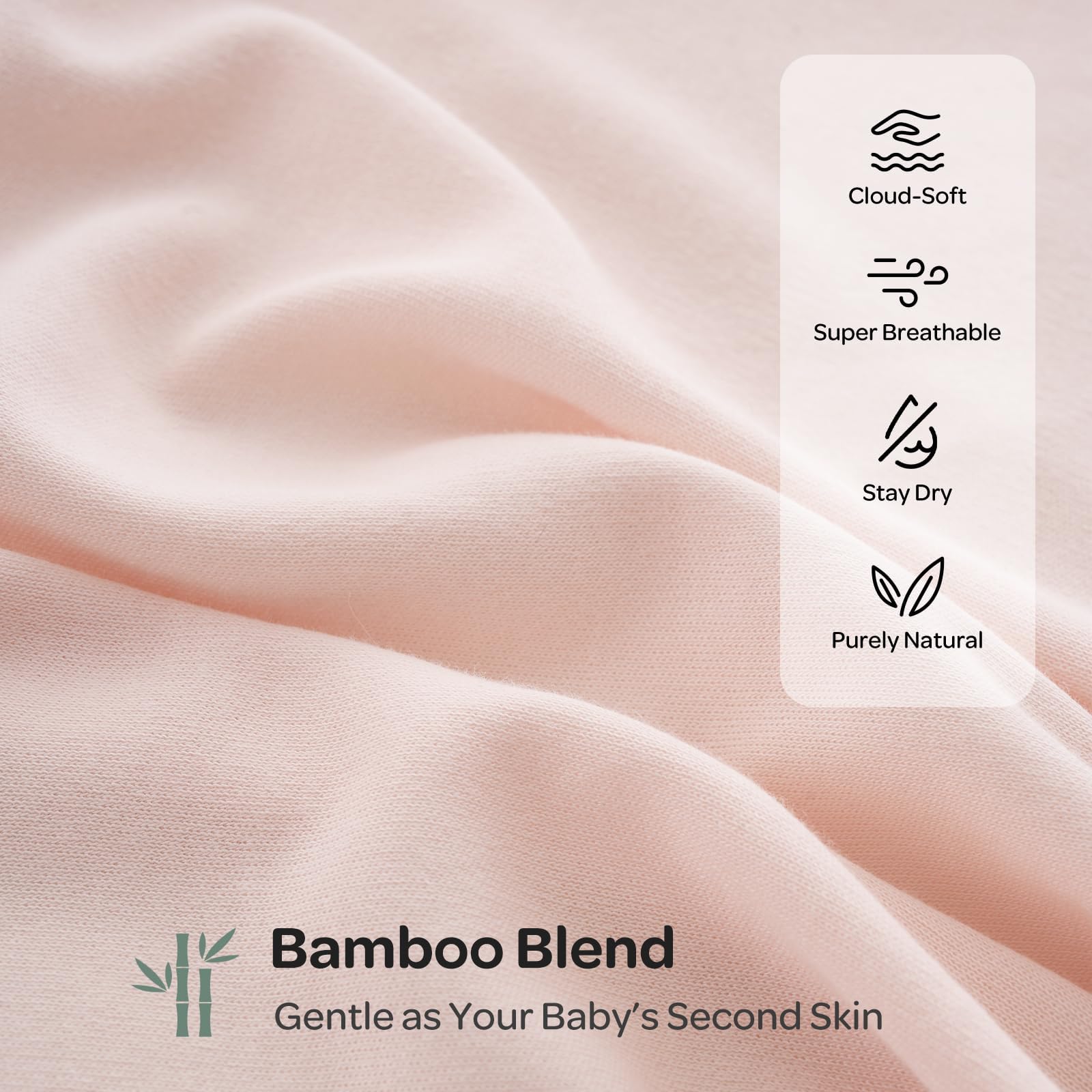 momcozy Swaddles for Newborns 0-3 Months, Quiet Fastener Swaddle Wrap, Easy for New Parents, Reduces Startle Reflex, 2-Pack, Bloom — view 9