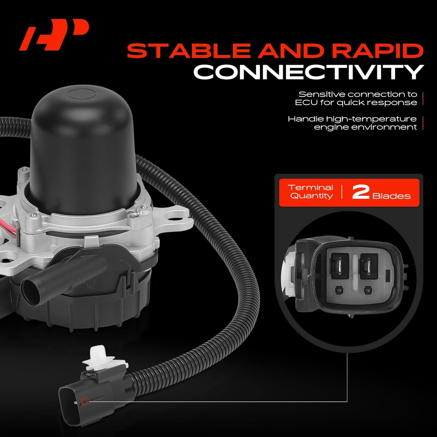 A-Premium Secondary Air Injection Smog Pump Compatible with Toyota 4Runner 2013-2024 4.0L, FJ Cruiser 2013-2014 4.0L & Lexus GX460 2014-2023 4.6L