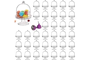 Okllen 36 Pack Mini Cake Stands with Lids