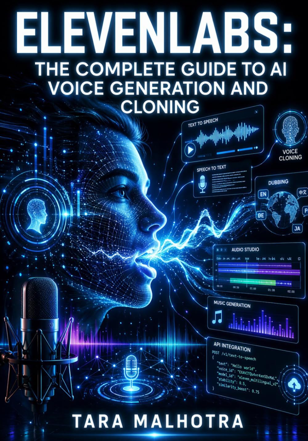 ELEVENLABS: THE COMPLETE GUIDE TO AI VOICE GENERATION AND CLONING: Text-to-Speech, Voice Design, Scribe Transcription, Dubbing, and Eleven Music for Creators and Developers