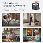 SIMOLIO Wireless TV Speakers for Seniors & Elderly, Bluetooth Speaker for Smart TV, 3 EQ Modes, Voice Highlighting, Portable TVs Speaker, 164ft Range, Support Optical/RCA/AUX, Bluetooth Connectivity