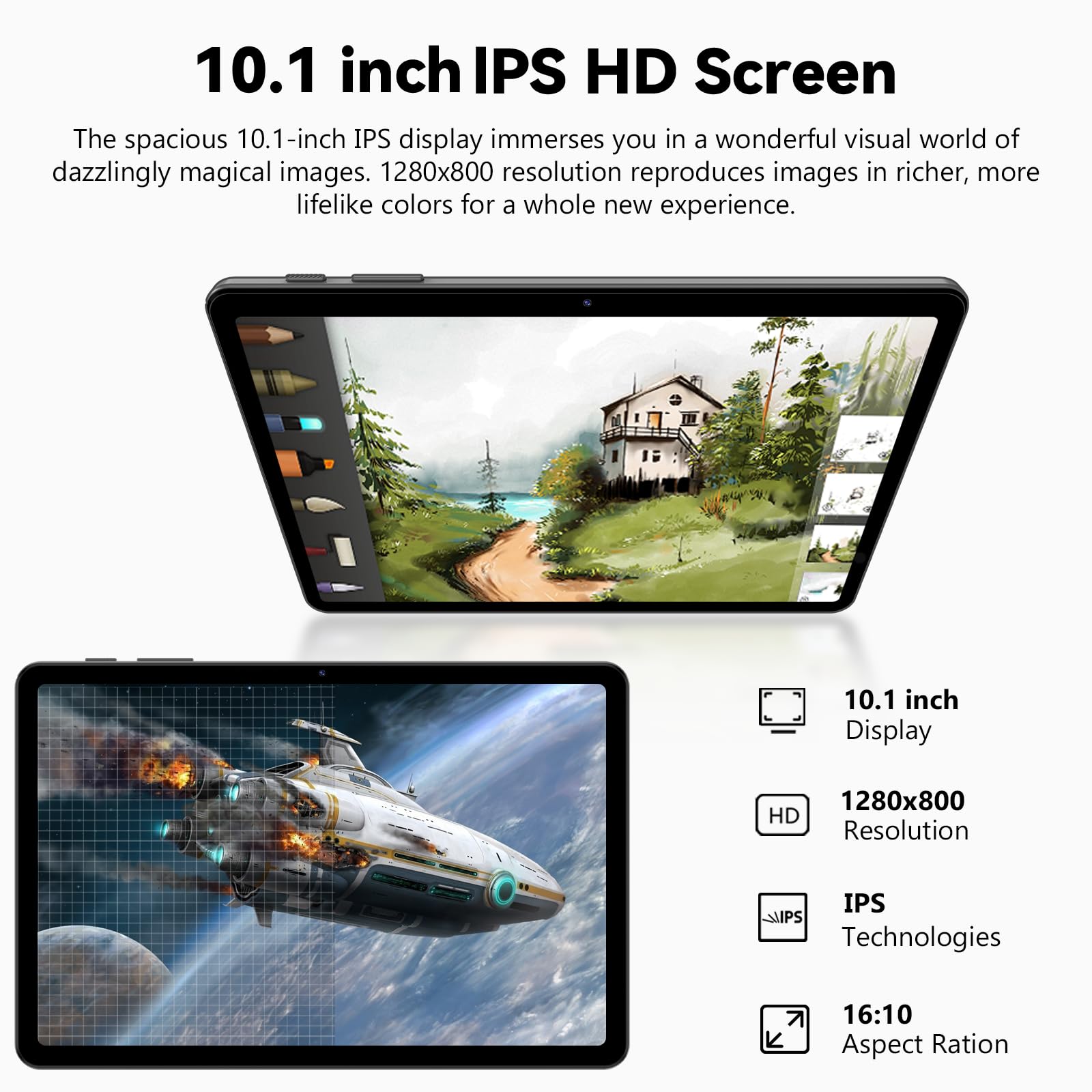 android16 タブレット 10.1 Wi-Fi 64GB 24GB 2TB Amazon.com : Android 16 Tablet, 10 Inch Tablet with Keyboard, Octa
