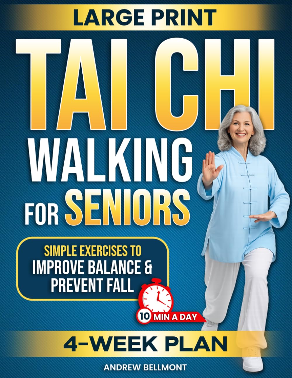 Tai Chi Walking for Seniors: Balance and Fall-Prevention Guide: Slow, Joint-Friendly Walking Exercises to Improve Stability, Strength, and Mobility