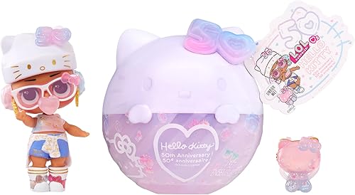 LOL Surprise Hello Kitty Crystal Cutie Doll con 7 sorpresas  50 aniversario edición limitada regalo para niñas mayores de 3 años disponible en Yaxa Guatemala