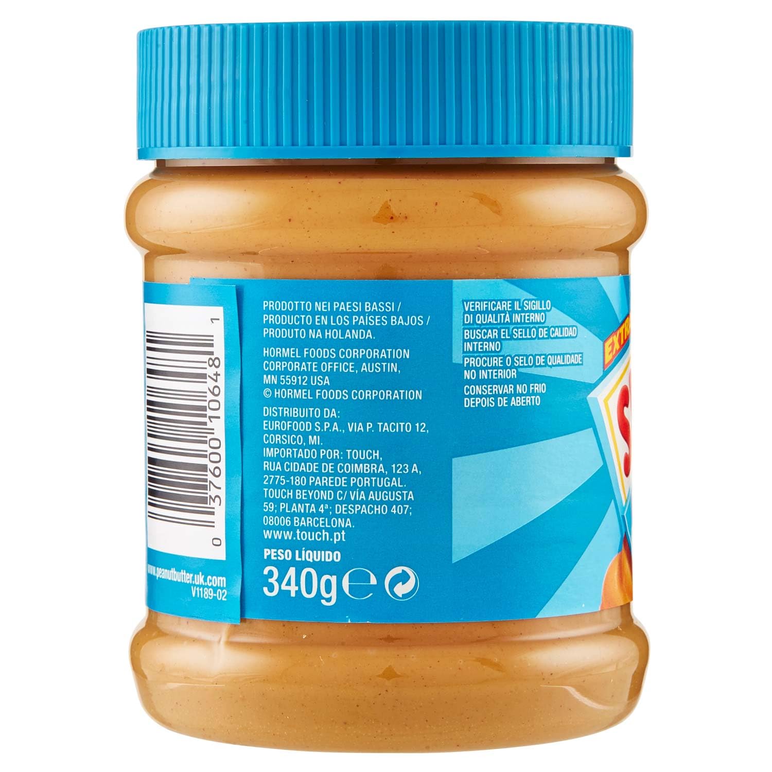 Skippy Crema de manteca de cacahuetes, 340 g