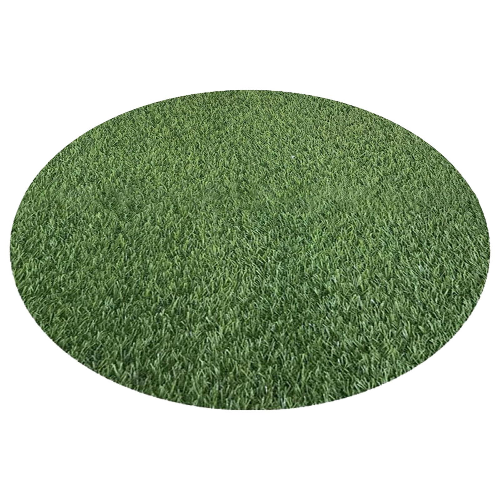 Tapis de gazon artificiel rond d'automne pour embellir vos repas