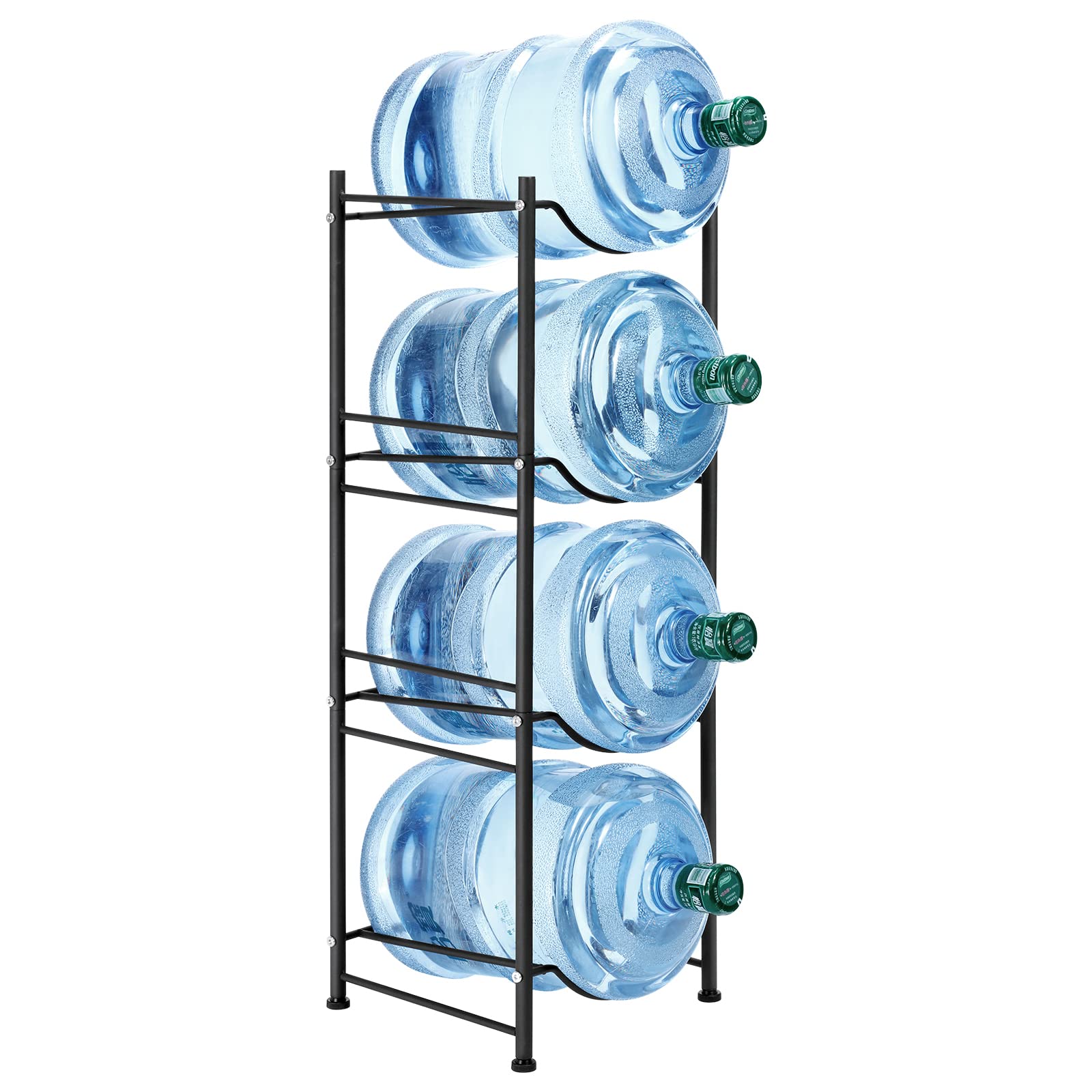 Water Cooler Jug Rack, 5 Gallon Water Bottle Storage Rack Detachable