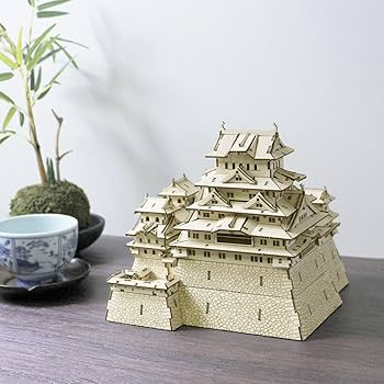 ki-gu-mi 姫路城 キグミ 木製 立体 パズル 大きいサイズ 工作 夏休み Amazon | ki-gu-mi 姫路城 - 小学生 から 大人 まで 楽しめる