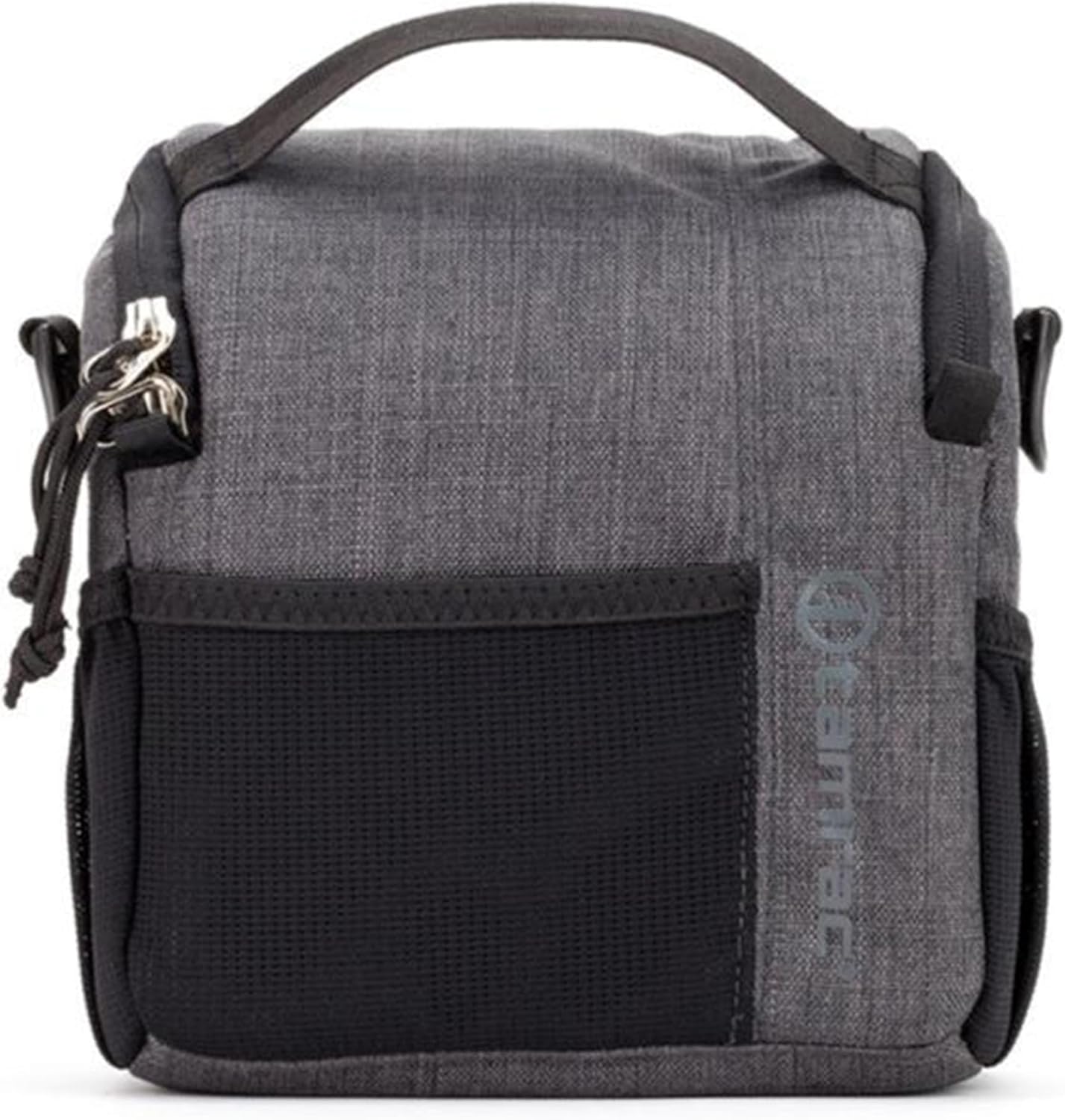 Tamrac Tradewind 2.6 Camera Bag for Photographers, Camera Case for Photography Accessories, Compact Camera Shoulder Bag for DSLR and Mirrorless Cameras, Crossbody Camera Bag for Women Men – Dark Grey