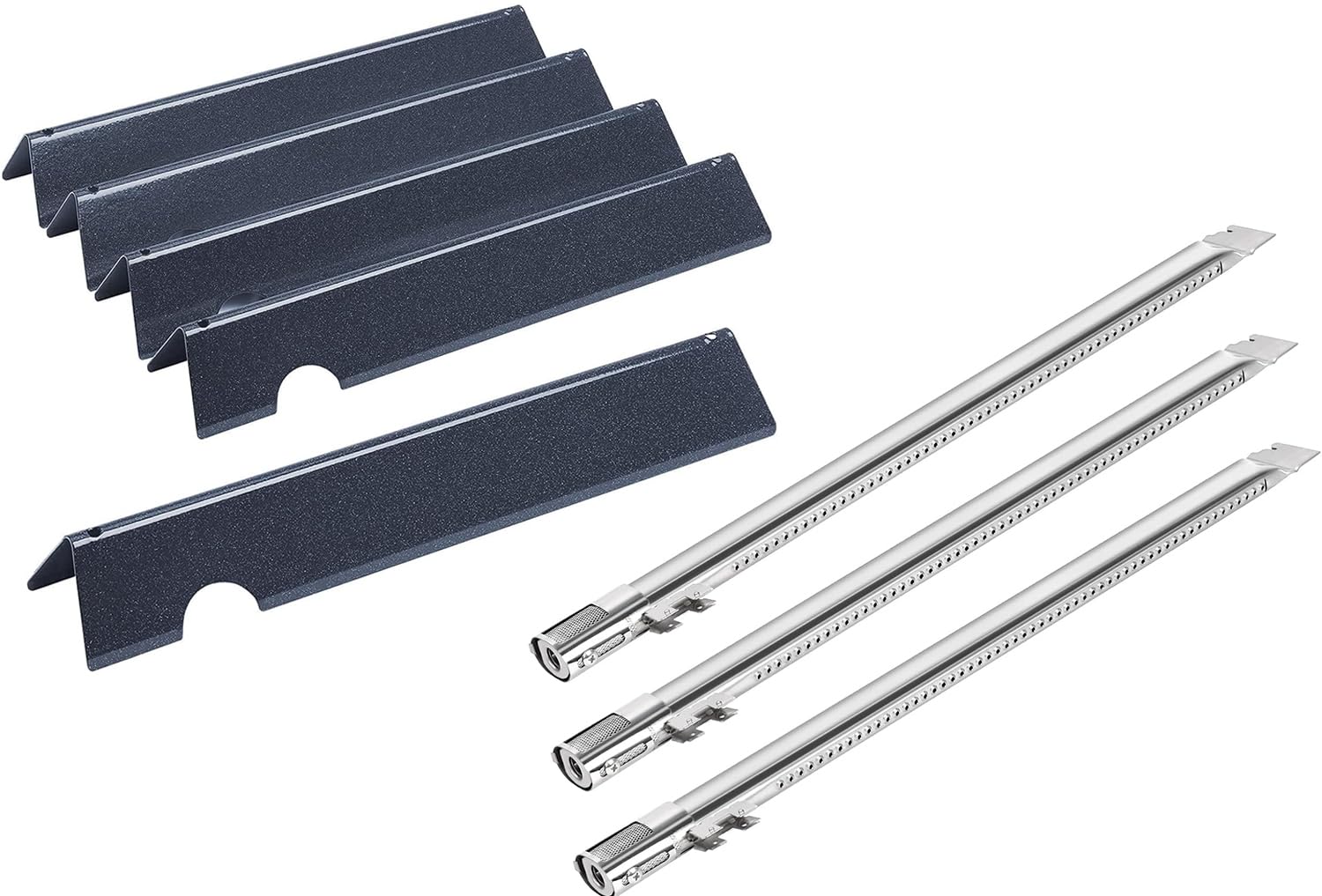 Barbecue Weber GFTIME - Barres Flavorizer Pour Weber Genesis 300 Series - Acier émaillé Porcelainé - Déflecteur De Chaleur Et Graisse Detecteur De Metaux