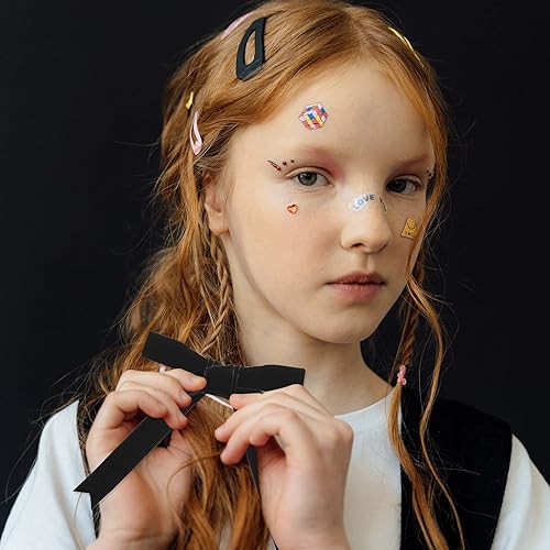 Miniatura 7 de Cinta de terciopelo negro vintage para árbol de Navidad, envoltura de regalo de 1 pulgada x 10 yardas, cinta de terciopelo de Navidad triturada