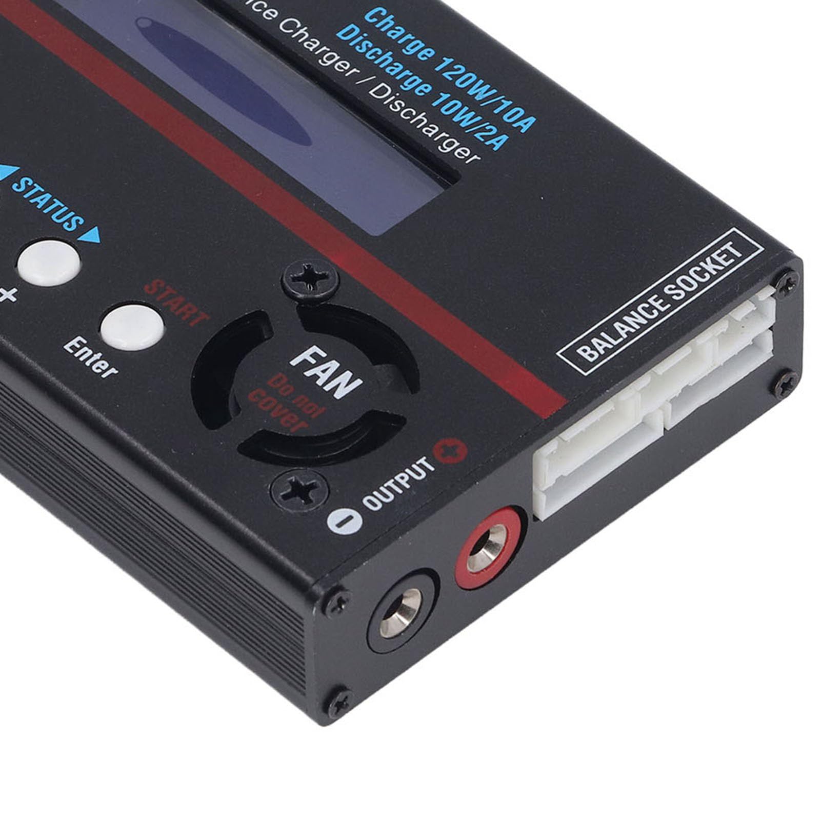 Walfront Caricabatterie/Scaricabatterie Bilanciato per Batterie RC 120W 10A – Circuito Ad Alta Potenza per Batterie Smart I, II e III con Rilevamento Automatico – LiPo 1-6S,