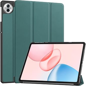 Compatible for Honor Pad 10 Case 12.1 Inch 2025 Tablet case, Full Coverage Ultra Slim PU Leather Cover Case Folding Stand Cover Protective Tablet Auto Sleep/Wake Green