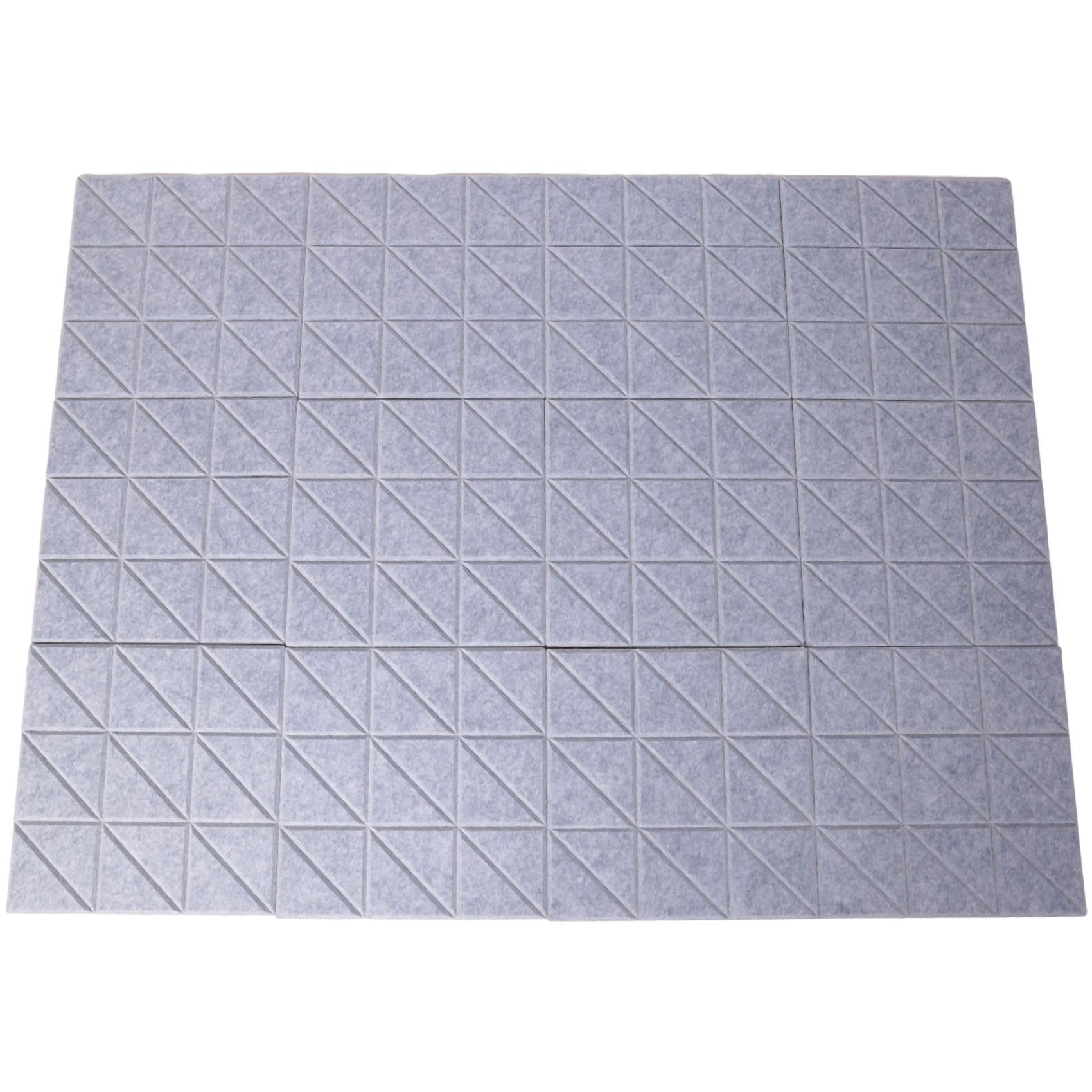 Samoprzylepne panele akustyczne, 12 . 30 x 30 x 0,10 cm, dekoracyjne dźwiękoszczelne panele ścienne D