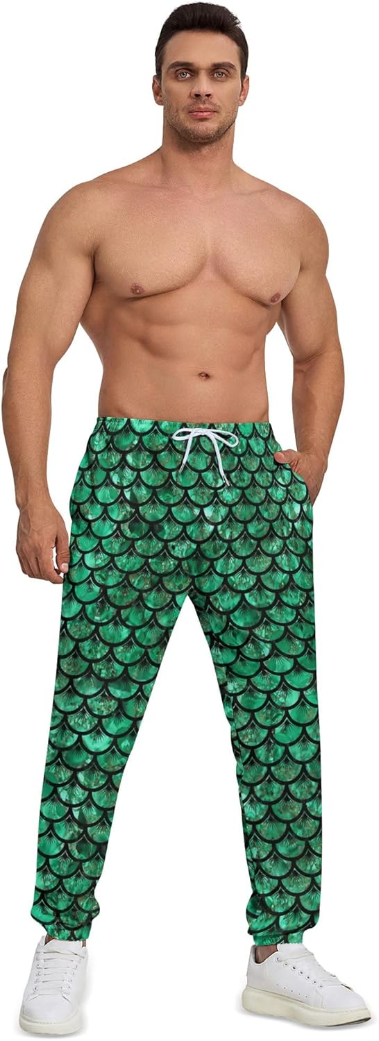 Sweatpants for Men Joggers Pant 3D Printed Sports Pants Workout Pants with 2 Side Pockets - Image 4