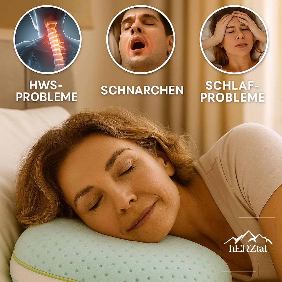 Kopfkissen 40x80 Nackenkissen Kopfkissen Orthopädisches Kissen Ergonomisches Kissen 80x40 Pillow Nackenschmerzen Memory Foam Kissen Pillows for Sleeping Ergonomisches Kissen (Höhe: 11 cm)