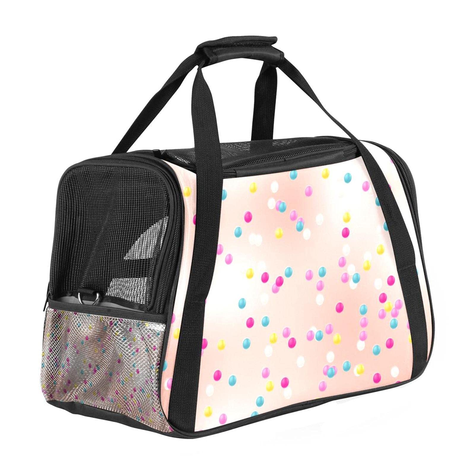Sac de transport en maille souple pliable pour voyager en avion avec chien