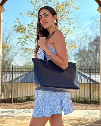 Miniatura 2 de Bolso de hombro para mujer S-ZONE, de estilo clásico y cuero, versión mejorada.