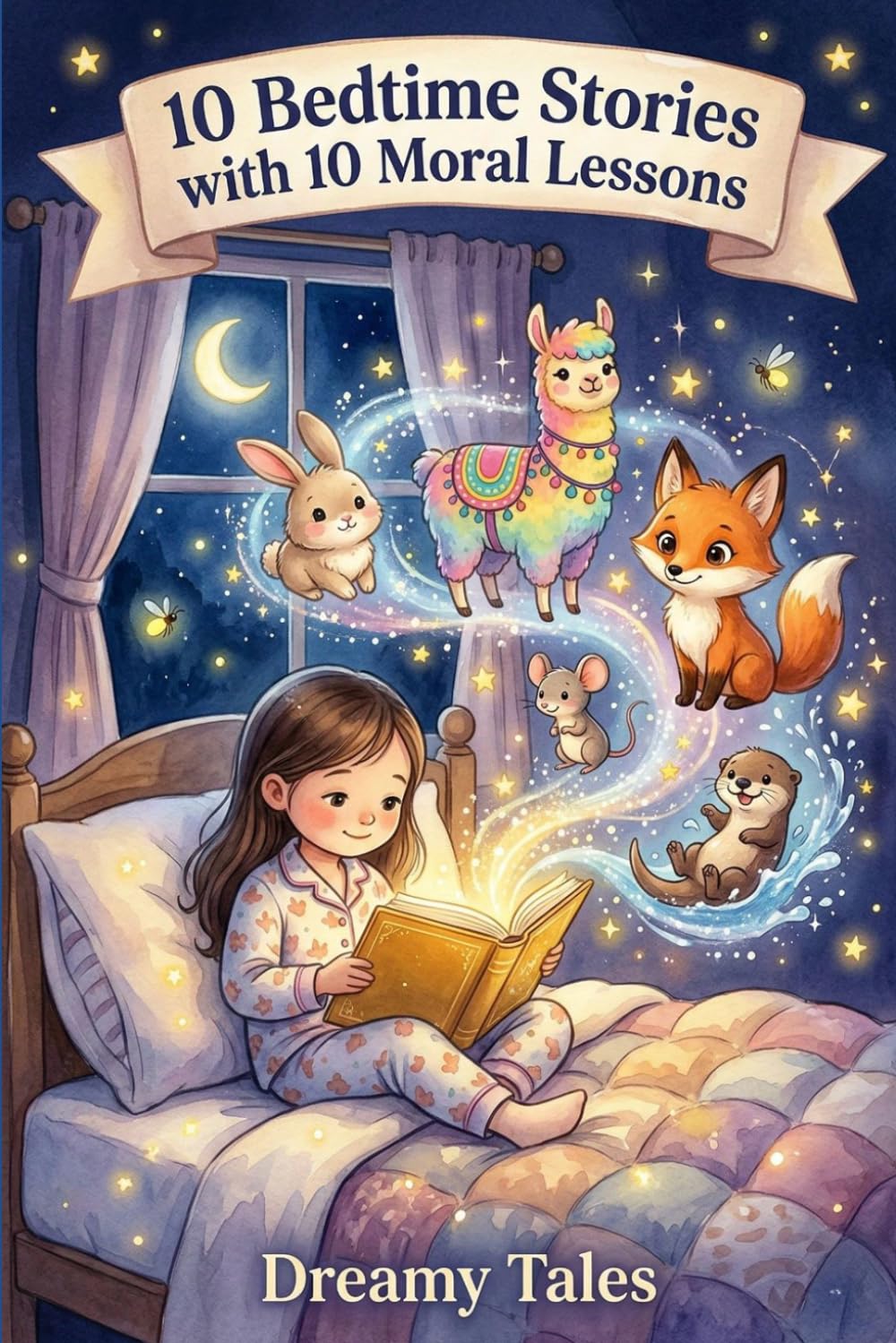 10 Bedtime Stories With 10 Moral Values: Cozy Tales Teaching Kindness & Courage