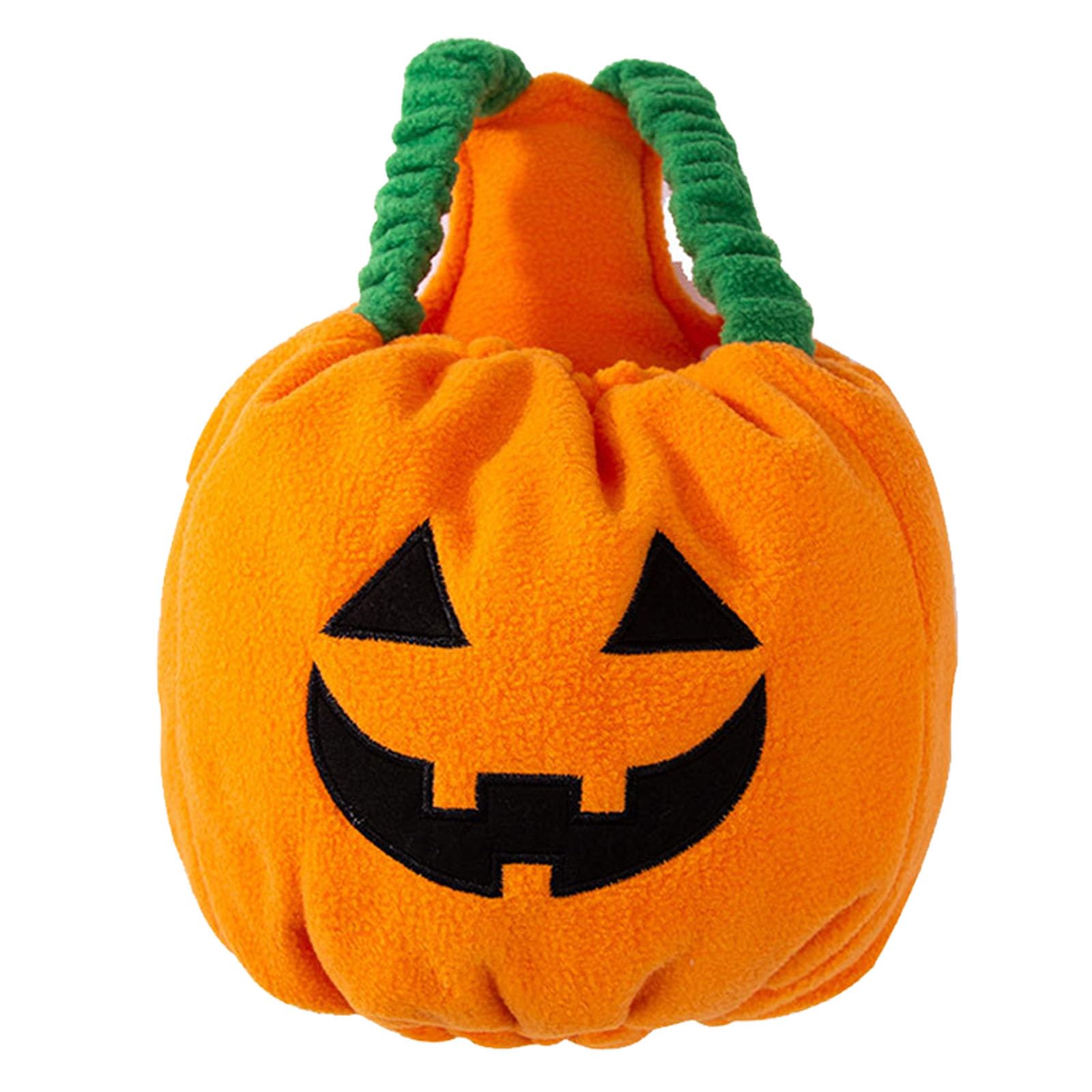 BT Bear Pet Halloween Costume,Pumpkin Coat Dog Halloween Cloak Holiday Dress Up Cosplay Costumes(Pumpkin,S) - Image 2