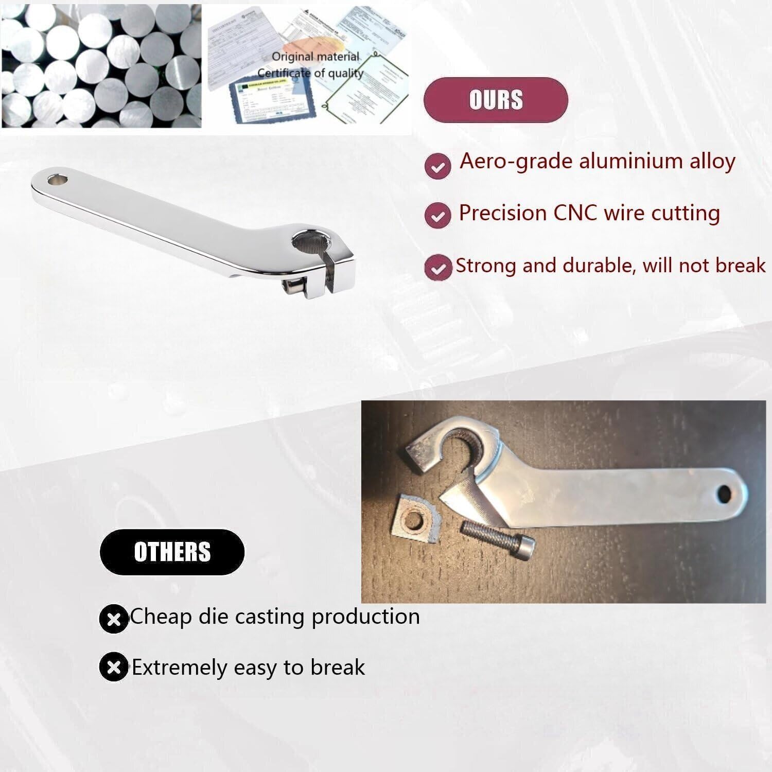 Amazon.com: TDZ 2PC Chrome Steel Inner Shifter Lever Shaft Kit for