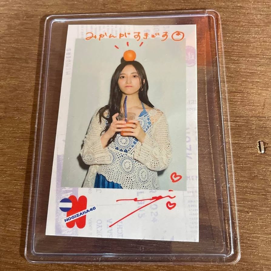 乃木坂46 カフェ キッチンカー ポラロイド ステッカー 全ツ2024 乃木坂46 菅原咲月 真夏の全国ツアーカフェ2024 後期ポラロイド